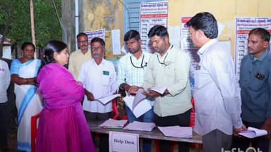 నెక్కొండ: అమీన్ పేటలో నామినేషన్ కేంద్రాలను పరిశీలించిన జిల్లా కలెక్టర్