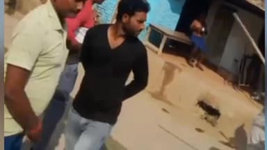 #रसूलाबाद मारपीट का एक विडियो सोशल मीडिया पर हुआ वायरल