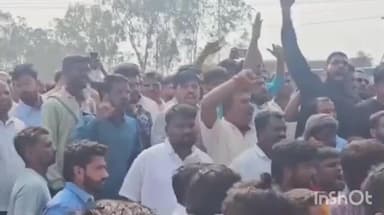 वाळवा: आष्ठा येथे ईव्हीएम वर संशय व्यक्त करत स्ट्रॉंग रूम बाहेर विरोधकांची निदर्शने,आमदार जयंत पाटलांकडून पाहणी