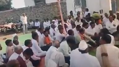 सोनपेठ: ट्वेन्टीवन शुगर्स येथील आंदोलनास किसान सभेचे अध्यक्ष कॉम्रेड राजन क्षीरसागर यांनी दिली भेट