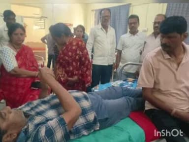 कोरपना: गडचंदुर मध्ये मतदानानंतर मोठा र*** भाजप उमेदवारांचा राष्ट्रवादीच्या उमेदवारांवर हल्ला