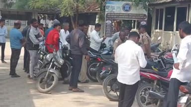 राहुरी: चोरीच्या वाहनांचा शोध,राहुरी पोलिसांची विशेष मोहीम, ४७ विना नंबर प्लेट दुचाकींवर दंडात्मक कारवाई