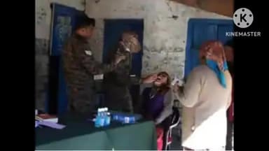 धारचूला: धारचूला सिरखा में भारतीय सेना ने लगाया चिकित्सा शिविर