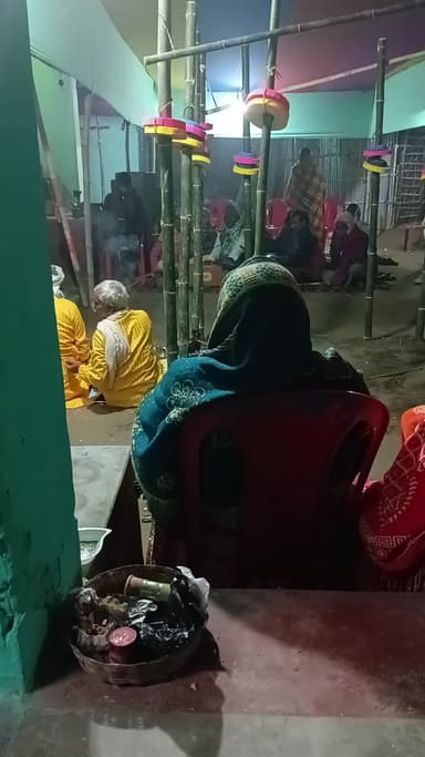 सत्यनारायण भगवान की पूजा-अर्चना #bihar @awajjanjankinews