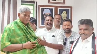 மேட்டுப்பாளையம்: கோபி சட்டமன்ற தொகுதி அம்மா மக்கள் முன்னேற்ற கழக நிர்வாகிகள் மேட்டுப்பாளையத்தில் மாவட்ட செயலாளர் முன்னிலையில் அதிமுகவில் ஐக்கியம்