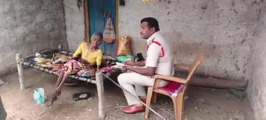 యర్రగొండపాలెం: వృద్ధురాలని సంరక్షించడం కుటుంబ బాధ్యత అని హెచ్చరించిన పెద్దారవీడు ఎస్సై సాంబశివయ్య