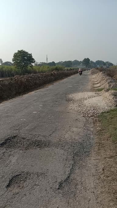 utroula se goura ko jane wali sadk ka nirman