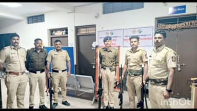 दर्यापूर: नप.सभागृह स्टॉक रुमबाहेर ईव्हीएमच्या सुरक्षेसाठी पोलिस व एसआरपीचा तगडा बंदोबस्त