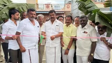 ஓசூர்: நவதியில் புதியதாக கட்டப்பட்ட மேல்நிலை நீர்தேக்க தொட்டியை ஒசூர் எம்எல்ஏ பிரகாஷ் மக்களின் பயன்பாட்டிற்கு கொண்டுவந்தார்