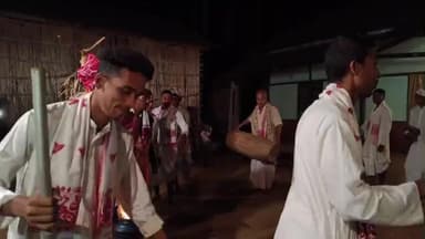 ছয়গাঁও: আঘোণ মাহৰ পূৰ্ণিমা তিথিত উপলক্ষে ছয়গাঁৱৰ মাকেলীত মহোহো বা মহখেদা উৎসৱ পালন