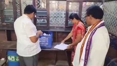 పెనుగంచిప్రోలు లో తిరుపతమ్మ ఆలయ పరిసరాలను తనిఖీ చేసిన దేవాదాయ శాఖ అధికారులు