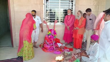 धनाऊ: सणाऊ में स्थित श्री खेतेश्वर बगीची के संत लक्ष्मणा नंद महाराज का देवलोक गमन