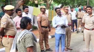 கமுதி: காவலர் குடியிருப்பில் எஸ்பி ஆய்வு