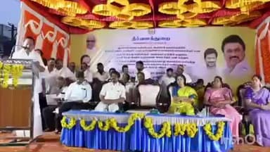 ஆற்காடு: ஆற்காடு பேருந்து நிலையம் அருகே பல்வேறு புதிய பணிகளுக்கான அடிக்கல் நாட்டு விழாவில் அமைச்சர் ஆர்காந்தி பங்கேற்பு