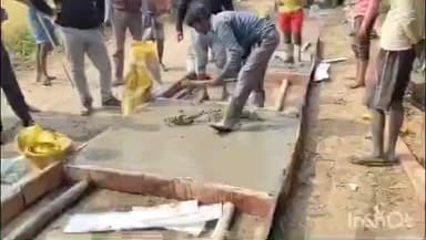 ইন্দপুর: মুখ্যমন্ত্রীর উদ্যোগে কলি গ্রামে শুরু রাস্তা মেরামতির কাজ