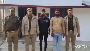पैलानी: पैलानी थाना पुलिस ने ट्रक चालक के साथ मारपीट करने वाले दो अभियुक्तों को 48 घंटे के भीतर किया गिरफ्तार