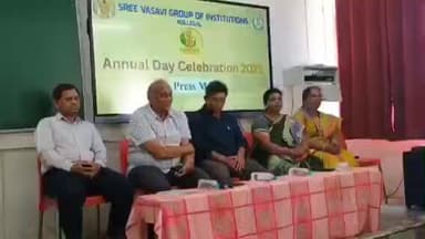 ಕೊಳ್ಳೇಗಾಲ: ಡಿ.6 ರಿಂದ ವಾಸವಿ ಸಂಸ್ಥೆ ಶಾಲಾ ವಾರ್ಷಿಕೋತ್ಸವ- ಪಟ್ಟಣದಲ್ಲಿ ಸಂಸ್ಥೆ ಅಧ್ಯಕ್ಷ ಕುಮಾರಕೃಷ್ಣ