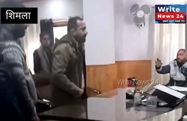 शिमला: एसटीपी वर्करों को 6 महीनो से नहीं मिला वेतन तो अधिकारीयों के साथ भीड़े मजदूर नेता, शिमला के जुब्बल का मामला ।
#him...