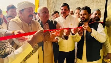 कैराना: कैराना के दभेड़ीखुर्द गांव में नवनिर्मित सहकारी समिति का उद्घाटन, भाकियू अध्यक्ष ने कहा- किसान खर्च पर नियंत्रण करें