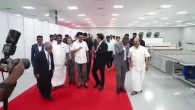 ஸ்ரீபெரும்புதூர்: பிள்ளைபாக்கம் சிப்காட் ரூ.1003 கோடி மதிப்பில் பாரத் இன்னோவேட்டிவ் க்ளாஸ் டெக்னாலஜீஸ் உற்பத்தியை தமிழக முதல்வர் மு.க. ஸ்டாலின் துவக்கி வைத்தார்