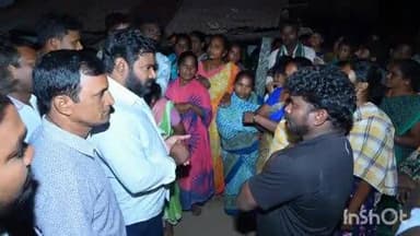 అగ్ని బాధిత కుటుంబాలను పరామర్శించిన ఎమ్మెల్యే విజయ్ చంద్ర