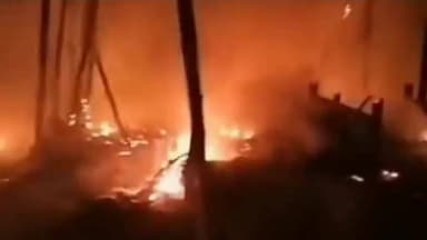 कटरा: यजुआर पंचायत: घर में आग लगने से आठ महीने की बच्ची झुलसी