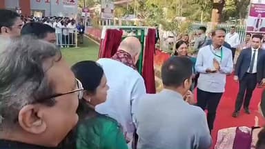 ગાંધીનગર: કેન્દ્રીય ગૃહ મંત્રી અમિત શાહ સેક્ટર 22 બગીચો અને યોગ સ્ટુડિયો લોકાર્પણ કર્યું