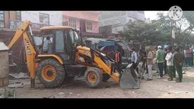 बसंतपुर: बसंतपुर में अतिक्रमण पर प्रशासन का बुलडोजर चला