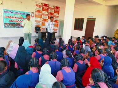 కామారెడ్డి: బ్రిలియంట్ స్కూల్ లో, నషా ముక్త్ భారత అభియాన్ కార్యక్రమం, మాదకద్రవ్యాల నిర్మూలనకు యువత నడుము బిగించాలి
