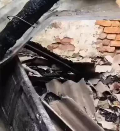 नानपुर: नानपुर के कौड़िया रायपुर में आग, पाँच घर जलकर राख