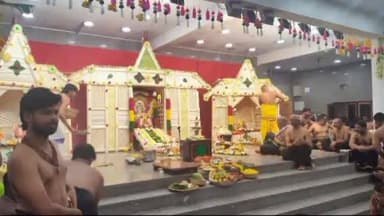 ధర్మవరం అయ్యప్ప ఆలయంలో కన్నె స్వాములచే లక్ష్యార్చన పూజా కార్యక్రమం