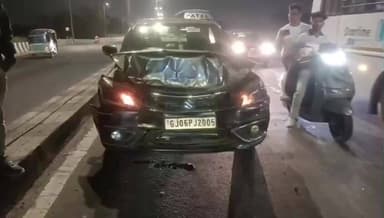 વડોદરા દક્ષિણ: અટલ બ્રિજ પર અકસ્માત સર્જાયો