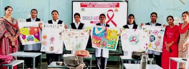 बसना: बसना कॉलेज में विश्व एड्स दिवस पर आयोजित किया गया जागरूकता कार्यक्रम