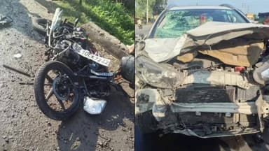 सरायपाली: एनएच 53 पैकिन के पास कार की ठोकर से दो बाइक सवार सहित तीन लोग हुए घायल