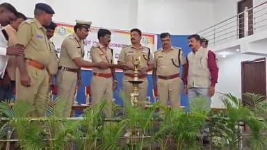 ಚಾಮರಾಜನಗರ: ನಗರದಲ್ಲಿ ಅಖಿಲ ಭಾರತ ಗೃಹ ರಕ್ಷಕದಳ ದಿನಾಚರಣೆ