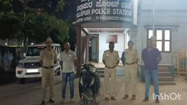 ಯಲ್ಲಾಪುರ: ಮನೆಯ ಮುಂದೆ ನಿಲ್ಲಿಸಿದ್ದ ಸ್ಕೂಟಿ ಕದ್ದಿದ್ದ ಆರೋಪಿ ಬಂಧನ