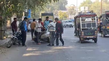 तेज गति का नतीजा,बेख़ौप होकर चला रहे युवा #rohtak #rohtakpolice #haryana