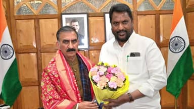 ధర్మారం: తెలంగాణ గ్లోబల్ సబ్మిట్ కు హిమాచల్ ప్రదేశ్ ముఖ్యమంత్రిని ఆహ్వానించిన సంక్షేమ శాఖ మంత్రి అడ్డూరి లక్ష్మణ్ కుమార్