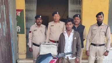 मुंगेली: मुंगेली में 32 पाव अवैध देसी शराब के साथ युवक किया गया गिरफ्तार