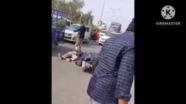 మంచిర్యాల: మంచిర్యాలలో రోడ్డు ప్రమాదం.. ఇరువురికి తీవ్ర గాయాలు