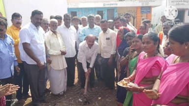 ಕುಂದಗೋಳ: ಗ್ರಾಮದಲ್ಲಿ ಆರೋಗ್ಯ ಮತ್ತು ಕ್ಷೇಮ ಕೇಂದ್ರ ಕಟ್ಟಡ ಕಾಮಗಾರಿಗೆ ಶಾಸಕ ಎಂ ಆರ್ ಪಾಟೀಲ ಚಾಲನೆ