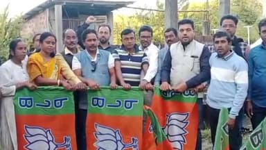 ধর্মনগর: লালছড়া গ্রামের ২৭ বুথ এলাকায় বিজেপির এক যোগদান সভা অনুষ্ঠিত হয়