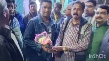 ছাতনা: ছাতনা থানার নয়া আইসি বিপুল পালকে তৃণমূল কংগ্রেসের সংবর্ধনা, উপস্থিত নেতৃত্বদের ভিড়