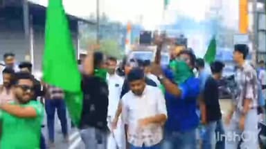 മീനച്ചിൽ: ഈരാറ്റുപേട്ട നഗരസഭയിൽ യു.ഡി.എഫ് റോഡ് ഷോ സംഘടിപ്പിച്ചു