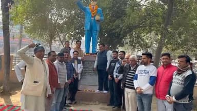 #फतेहाबाद नगर परिषद के चैयरमेन राजेंद्र सिंह खींची ने मनाया बाबा साहेब का महापरिनिर्वाण दिवस, पुष्प अर्पित कर दी श्रद्धा...