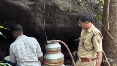 താമരശ്ശേരി: കട്ടിപ്പാറയിൽ 150 ലിറ്റർ വാഷും വാറ്റ് ഉപകരണങ്ങളും പിടികൂടി