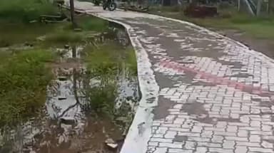 ஆவுடையார் கோவில்: பொன் பேத்தியில் கடைவீதி மற்றும் குடியிருப்பு பகுதிகளில் மழைநீர் தேங்கி இருப்பதால் குழந்தைகளுக்கு தொற்று நோய் பரவியதால் அதிர்ச்சி