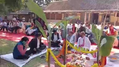 চাৰিদুৱাৰ: মিছামাৰীৰ বঙ্গাঁলগাওঁত সেৱা ভাৰতী পূৰ্বাঞ্চলৰ উদ্যোগত মাধৱ সেৱা সৃষ্টি প্ৰকল্প নিৰ্মাণৰ ভূমি পূজন অনুষ্ঠান অনুষ্ঠিত হয়