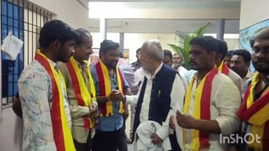 ಯಾದಗಿರಿ: ಇಂಜಿನಿಯರಿಂಗ್ ಕಾಲೇಜು ಮಂಜೂರು ಮಾಡಿಸಲು ಒತ್ತಾಯಿಸಿ ನಗರದಲ್ಲಿ ಶಾಸಕ ಚೆನ್ನಾರಡ್ಡಿ ಪಾಟೀಲ್ ಗೆ ನಮ್ಮ ಕರ್ನಾಟಕ ಸೇನೆ ಮನವಿ