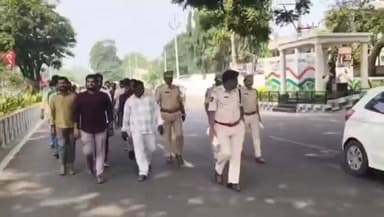 గుంటూరు: రౌడీ షీటర్ లను రోడ్లపై మార్చ్ చేయించిన గుంటూరు ఈస్ట్ డీఎస్పీ అబ్దుల్ అజీజ్